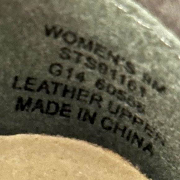 SPERRY Harlow Burnished Graphite Leather Wedge Chukka Bootie, 9 - Picture 8 of 9